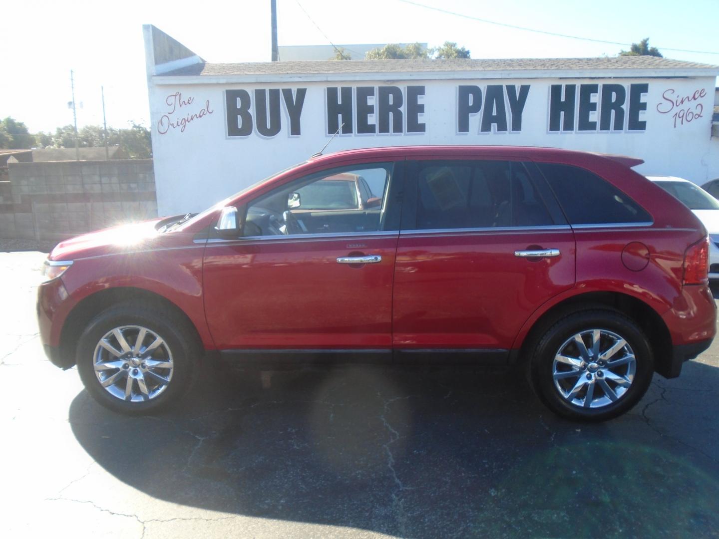 2011 Red /Black Ford Edge Limited FWD (2FMDK3KC9BB) with an 3.5L V6 DOHC 24V engine, 6-Speed Automatic transmission, located at 6112 N Florida Avenue, Tampa, FL, 33604, (888) 521-5131, 27.954929, -82.459534 - Photo#0